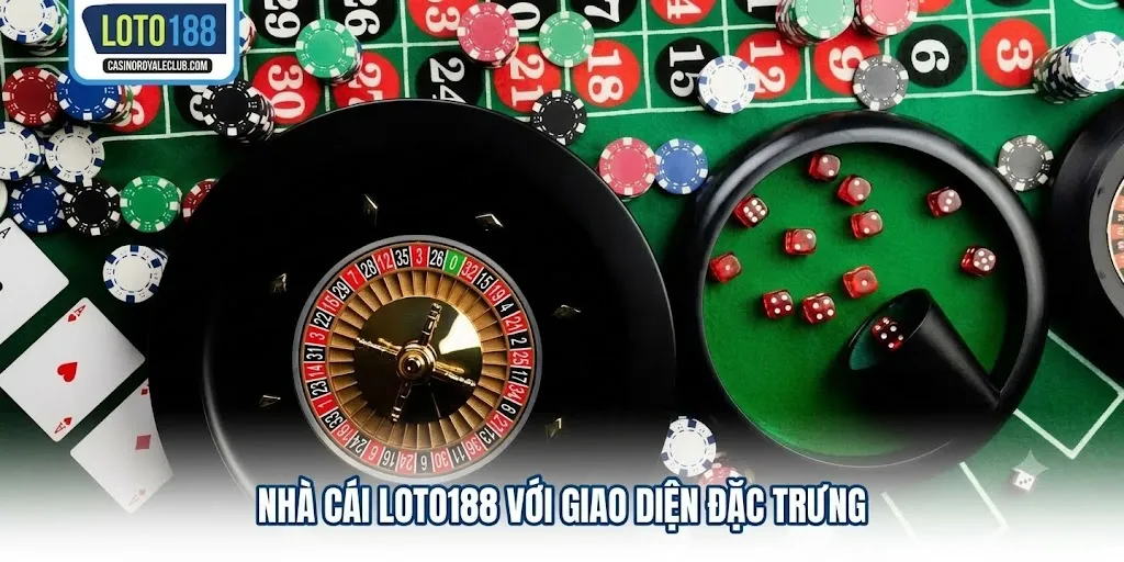 Nhà cái Loto188 với giao diện đặc trưng